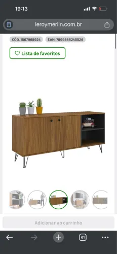 Este rack para TV Içá da Colibri