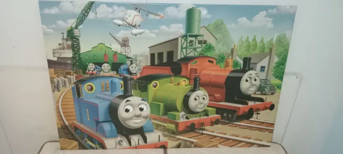 Painel GIGANTE de Thomas e Seus Amigos Infantil