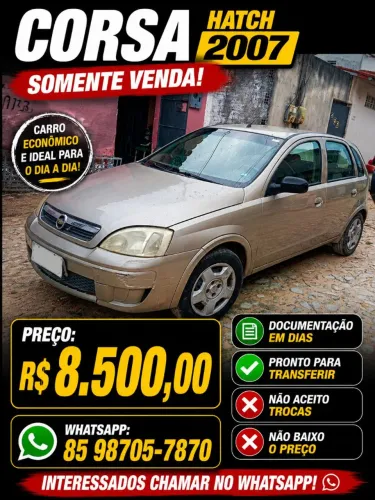 Chevrolet Corsa Hat. JOY 1.0/ 1.0 Flexpower 8V 5P 2008