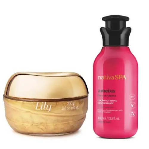 Combo Geleia Lily + Creme Ameixa NATIVA SPA