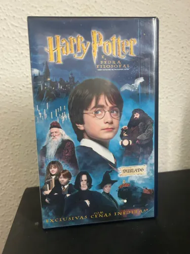 Fita vhs harry potter e a pedra filosofal dublado em português- BR original 