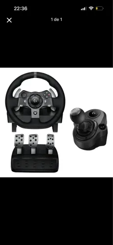 Combo Volante G920 Xbox One/s/ pc + Câmbio Shifter Logitech aceitamos cartão