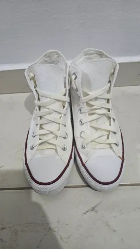 Tênis Converse All Star Branco Número 36 Cano Alto