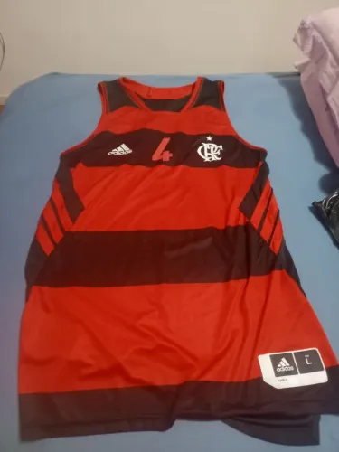 Camiseta , Flamengo Marcelinho 4 , Basquete, Tam G