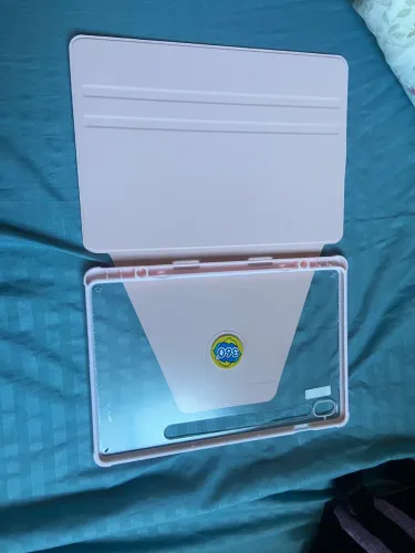 Capa para tablet s10 lite- Rosa e Giratória.