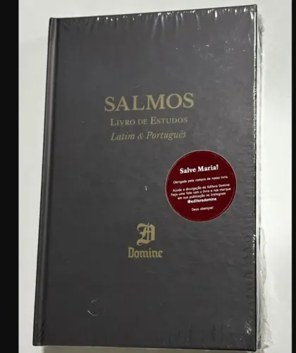 Livros Salmos em edição bilingue Latim e Português