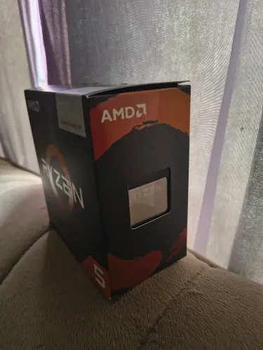Ryzen 5500 novo na caixa funcionando com cooler box amd