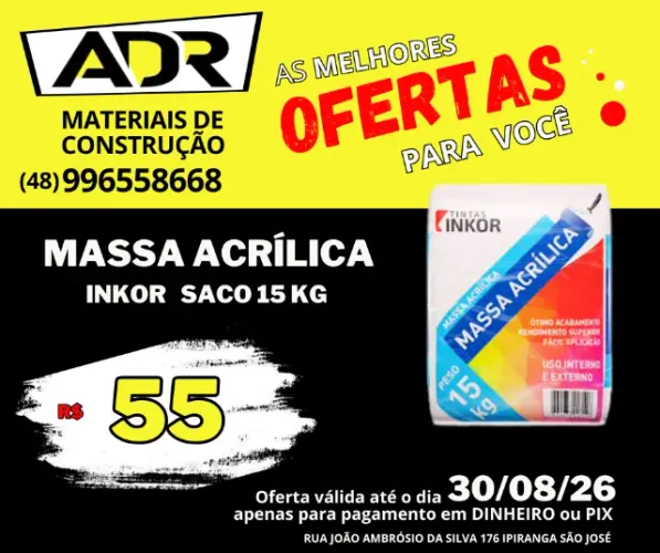 Massa Acrílica e Massa Corrida 15Kg Inkor