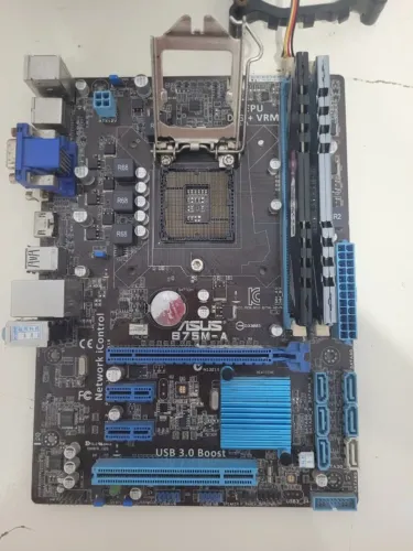 PLACA MÃE , PROCESSADOR E RAM DDR3.