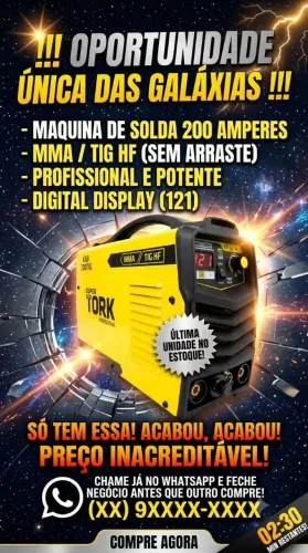 Inversora de Solda top!