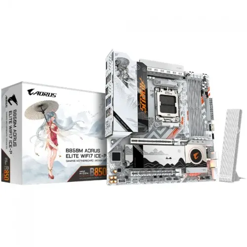 Placa Mãe Gigabyte B850M Aorus Elite WiFi7 ICE - Nova