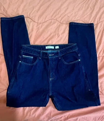 Calça Jeans Masculina Hering Reta Lã Escura - Tam 42 (Nunca Usada)