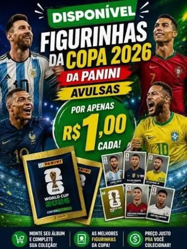 Figurinhas avulsas da copa 2026