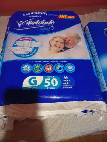 Fralda e absorvente geriátrico