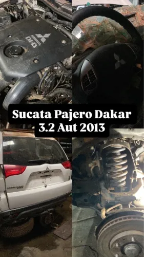 Sucata Pajero Dakar 3.2 Aut caixa motor diferencial roda cardan porta tampa 