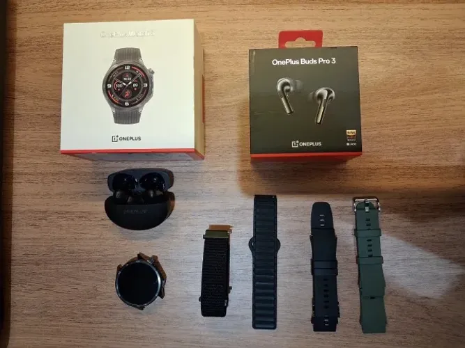 OnePlus Watch 3 + OnePlus Buds Pro 3 - Excelente Estado + Caixas Originais