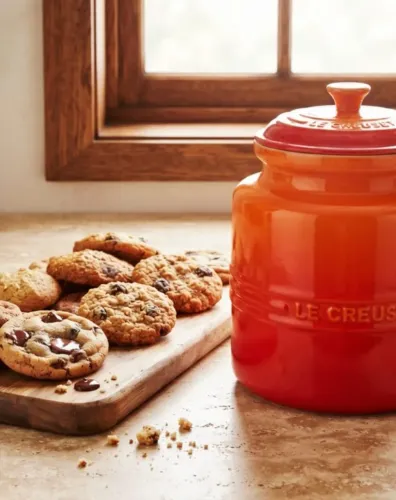 Pote Biscoito Laranja Le Creuset
