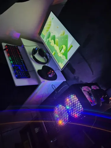PC gamer completo com monitor 24'' ac/cartão