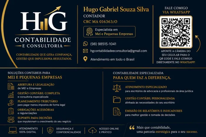 Contador | Abertura de Empresa, MEI e IRPF