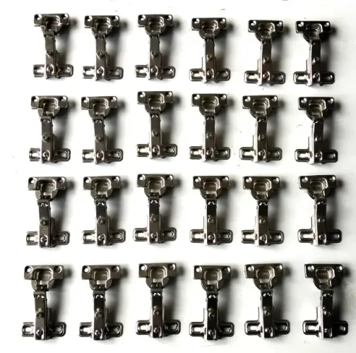 Dobradiças de Metal para Portas de Armário - Lote com 24 Peças - Marca Renna - Sem Uso