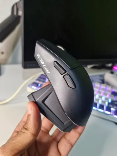 Mouse Gamer sem Fio X11 com Base de Carregamento- Novo