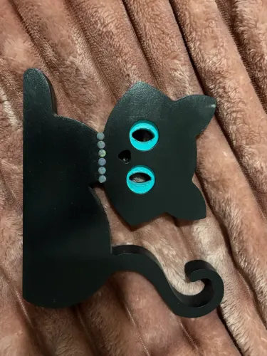Gato Preto Decorativo 