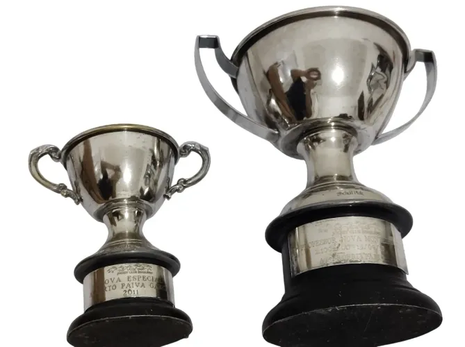 Troféu original Turfe brasileiro G3 Jockey Club Brasileiro