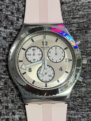 Relógio Swatch irony cronógrafo 43mm