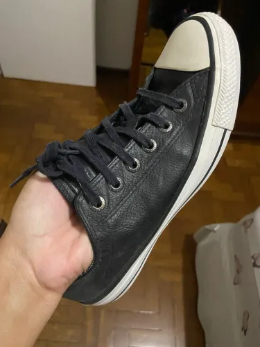 Tênis all star converse - Couro Preto