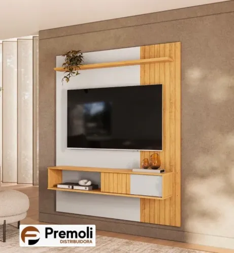Painel Cosmo 1.5 Cor Bali /Cedro DJ Moveis