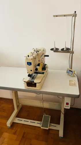 Caseadeira Reta Industrial Lanmax LM-999D Completa