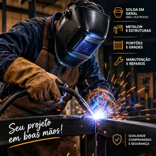 Serviço de solda em domicílio.