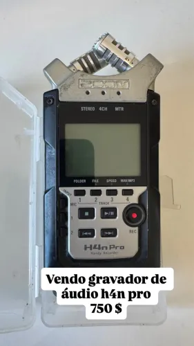 Gravador de áudio H4N PRO