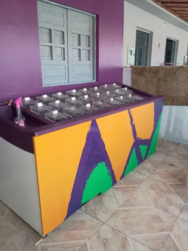 Bancada para açaí self service
