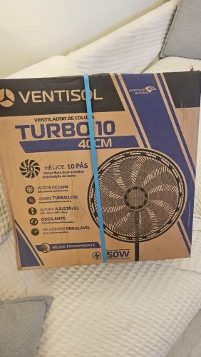 Ventilador de coluna turbo 10 pás Ventisol