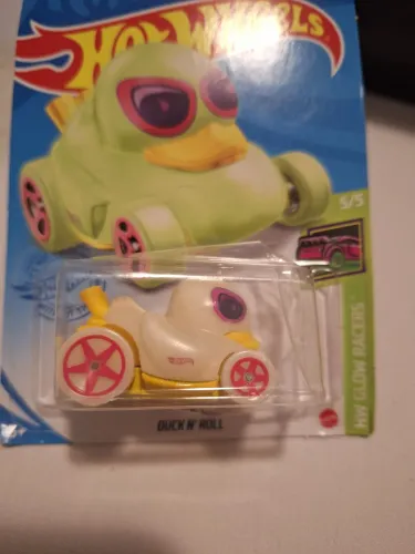 Hotwheels Duck n' roll brilha no escuro Novo