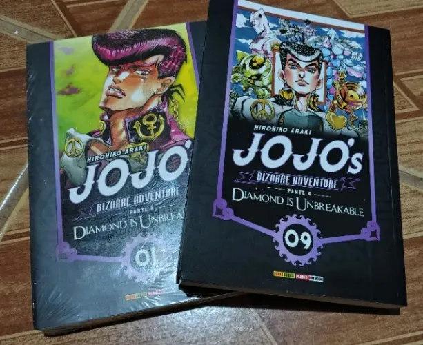 Kit 2 Mangas de JoJo, Parte 4, Vol 1 + Vol 9