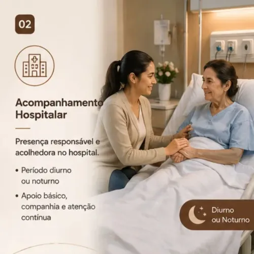 Acompanhante hospitalar Maringá pr - nortuno 20h as 07h