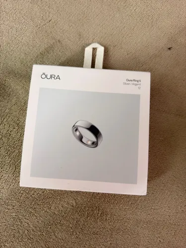 Oura ring 5 Silver/Argent ( tamanho 12)