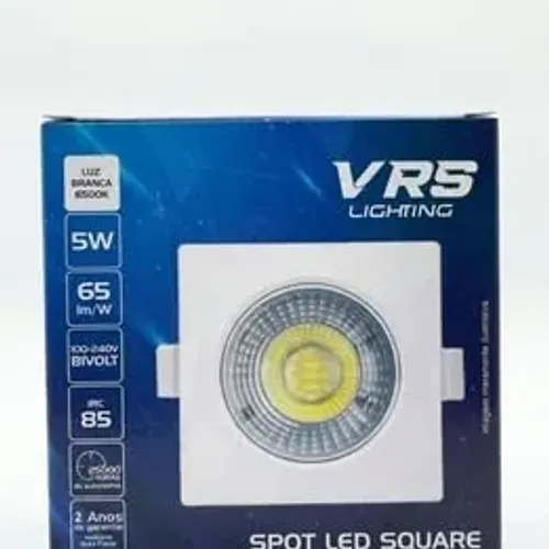 Spot Led VRS LIGHTING 5w 6000k (Honestidade e Qualidade - Distribuidora JK Eletrônicos)