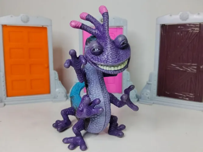Figura Ação Randall Boggs Articulado Disney Pixar Monstros S.A 2001 McLanche Feliz EUA