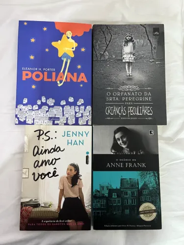 Kit 4 livros de entretenimento