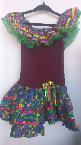 Vestido junino infantil