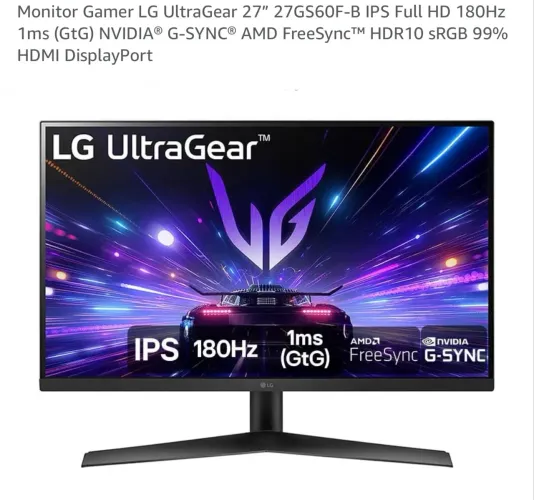 Monitor Gamer LG 27?