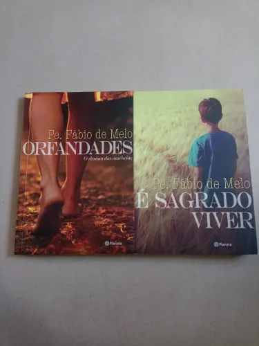 Combo livros Orfandade e É Sagrado Viver
