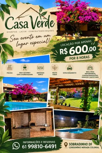 Casa Verde Espaço para Eventos
