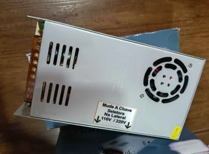 Fonte chaveada bivolt 90A Câmera CFTV Som Led Eletrônicos 12v