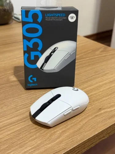 Mouse Gamer Sem Fio Logitech G305 Lightspeed Branco