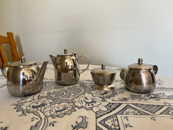 Conjunto de café e chá em inox