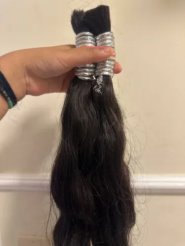 Vendo mega Hair cabelo humano, liso ondulado, 65cm, 230gramas